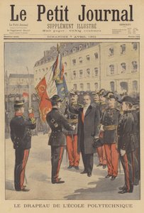 De vlag van de École Polytechnique